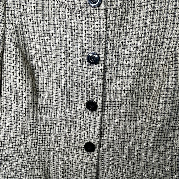 Evan Picone Women's Tweed Woven Blazer Sz 10 - Picture 4 of 14